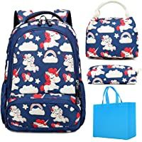 Los mejores  - Mochila Unicornio Niños Impermeable Mochila Escolar para Adolescente Pequeñas Mochilas Infantil Bolso para Chicas para…